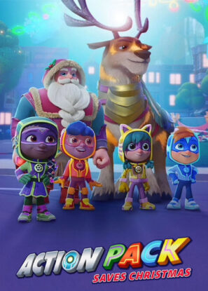 دانلود انیمیشن The Action Pack Saves Christmas 2022 دانلود انیمیشن The Action Pack Saves Christmas 2022